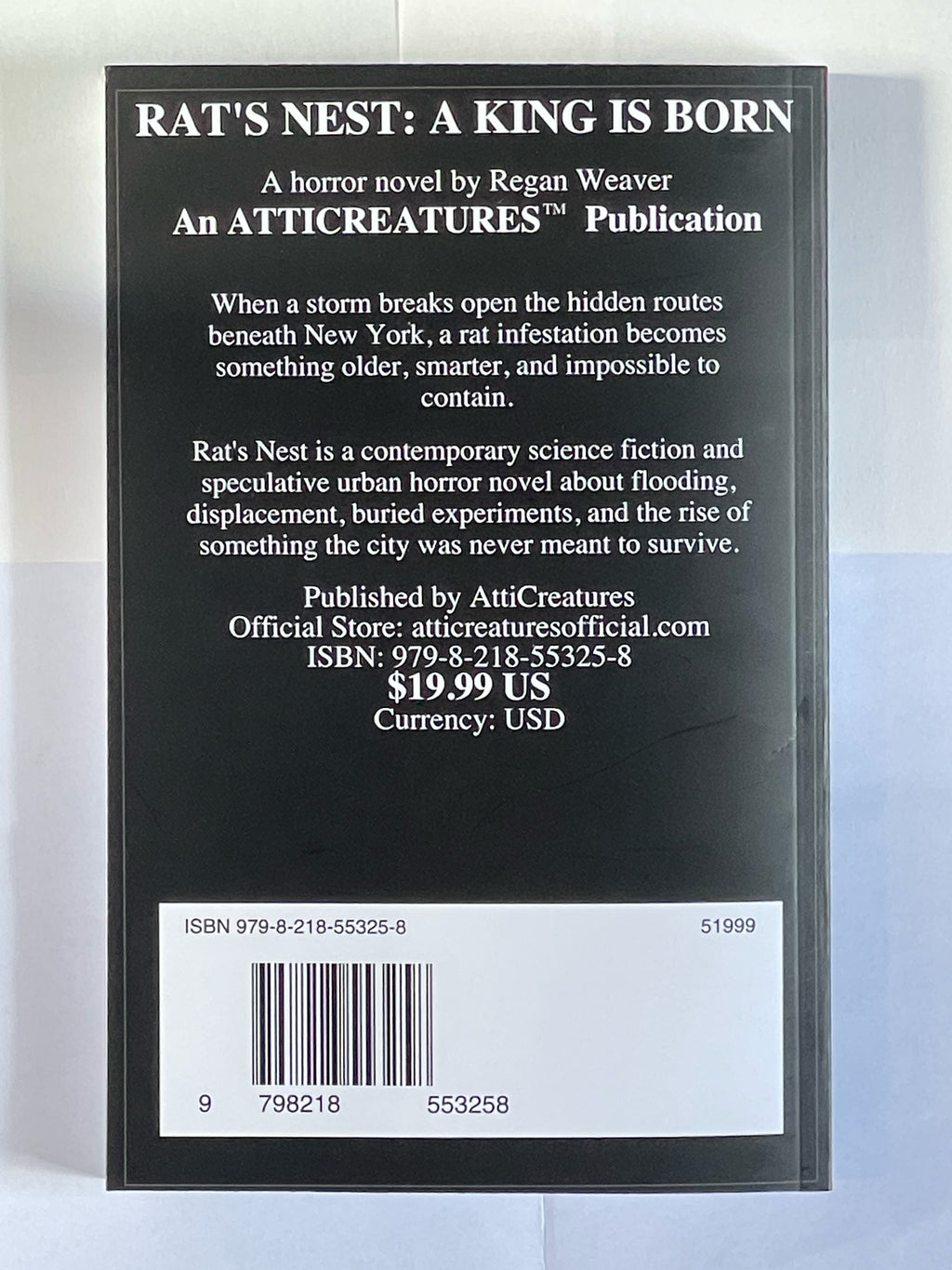 Rat’s Nest: A King Is Born — Paperback Novel